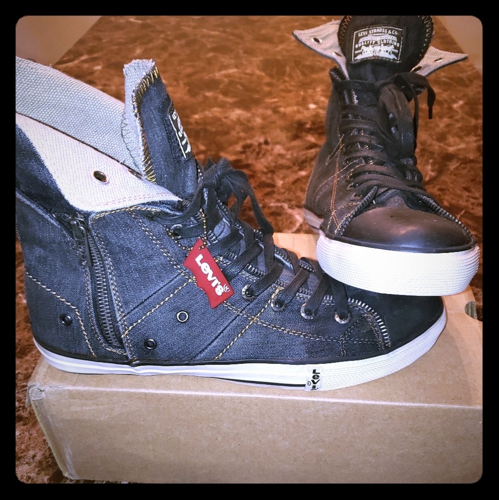 Levi's Zip Ex Hi Denim Fashion Sneaker